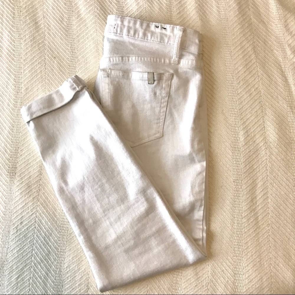 Joes Cropped White Jeans